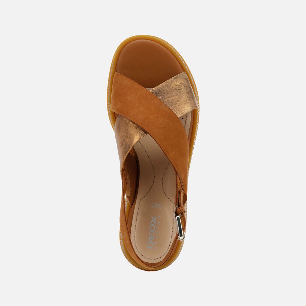 Sandales Geox Taormina - Marron - Femme 046879-FUG